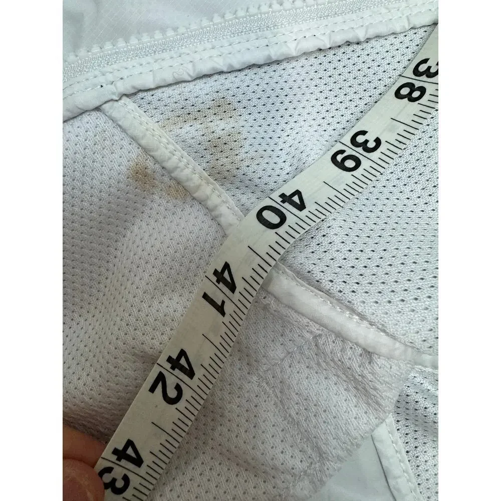 Girls 2007 Cropped Nike Windbreaker Jacket Zip-Up Hoodie Size Medium